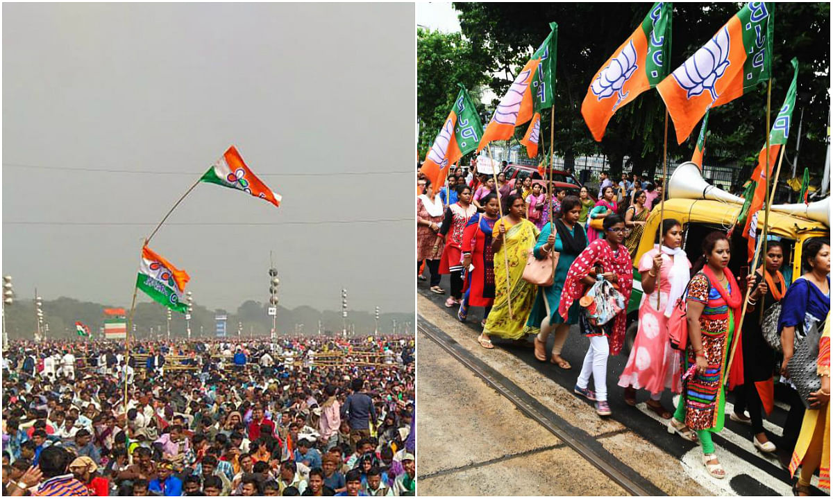 For the BJP, the challenge is to live up to its performance in the parliamentary polls, whereas the TMC will try hard to regain its lost political ground. (PTI Photos)