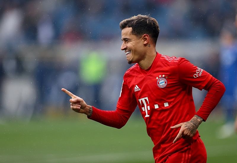 Bayern Munich's Philippe Coutinho. (Reuters Photo)