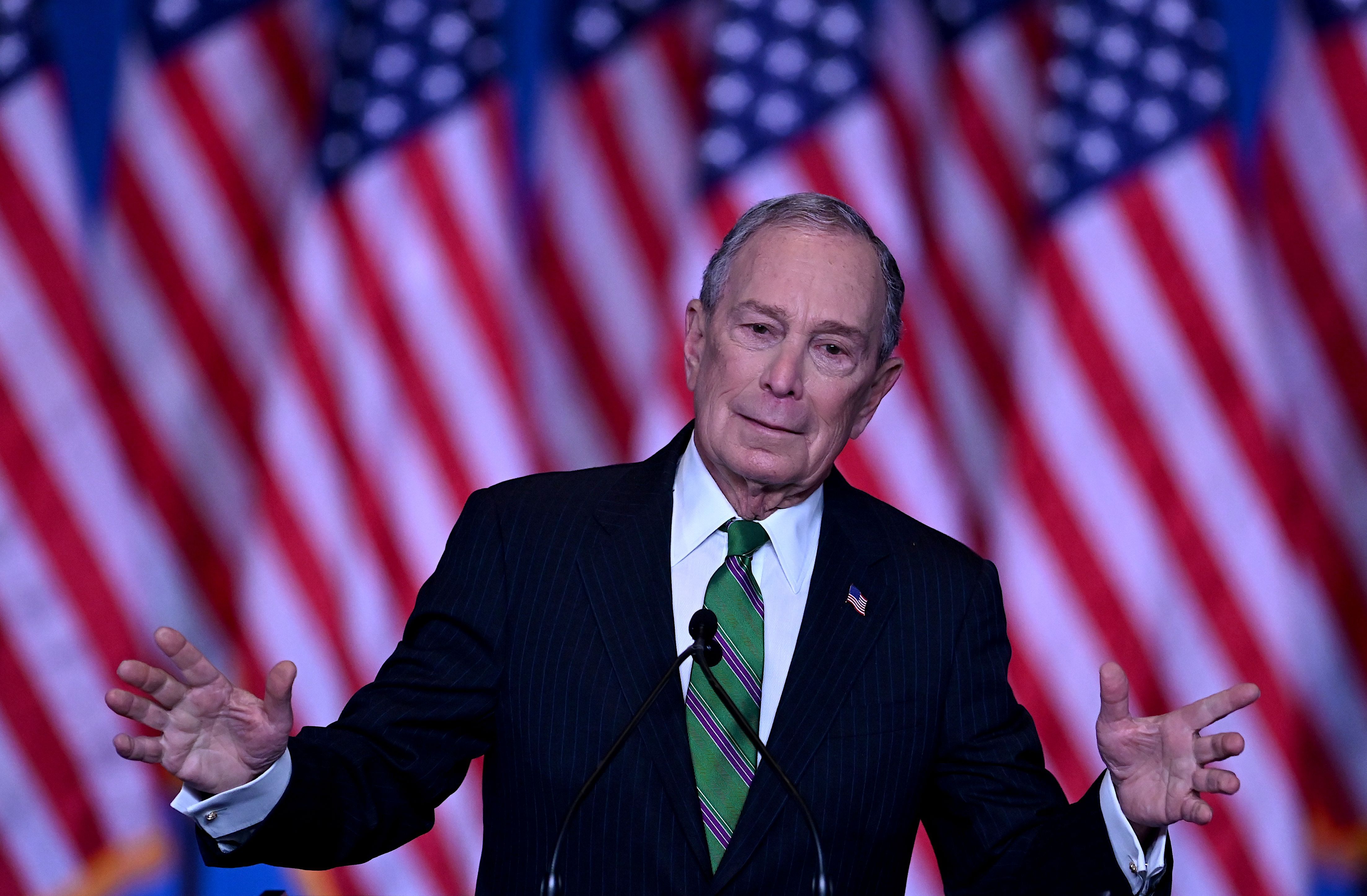 Former New York City mayor Mike Bloomberg. (AFP Photo)
