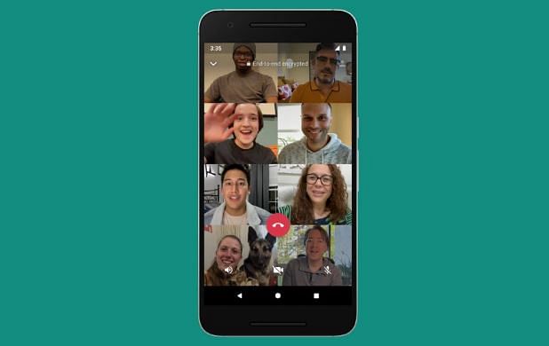 WhatsApp user can video chat with eight people (Picture credit: Facebook)