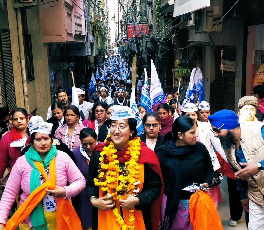 AAP MLA Atishi. Credit: Twitter (@AtishiAAP)