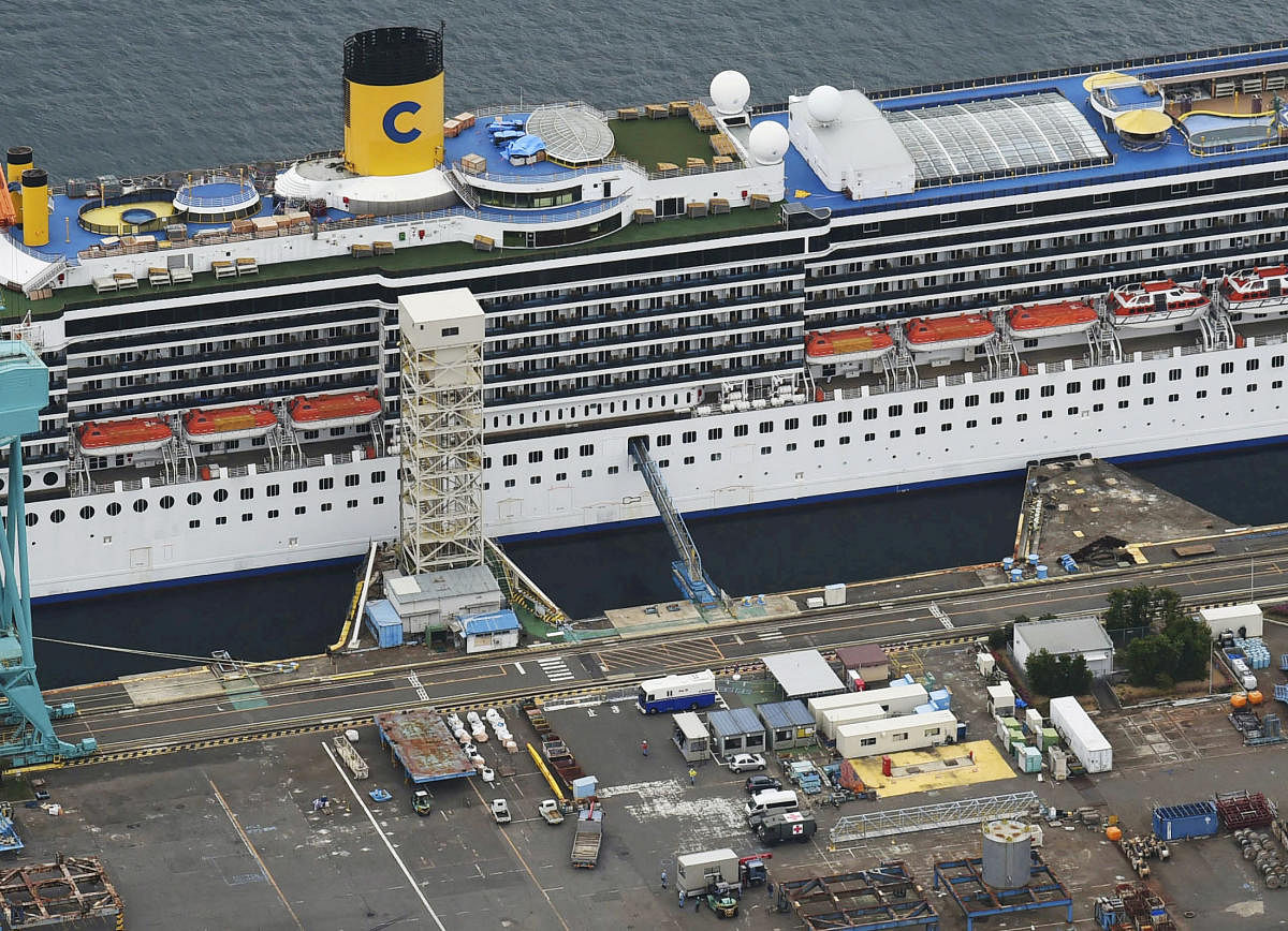 The Costa Atlantica docked at Nagasaki. Reuters/File