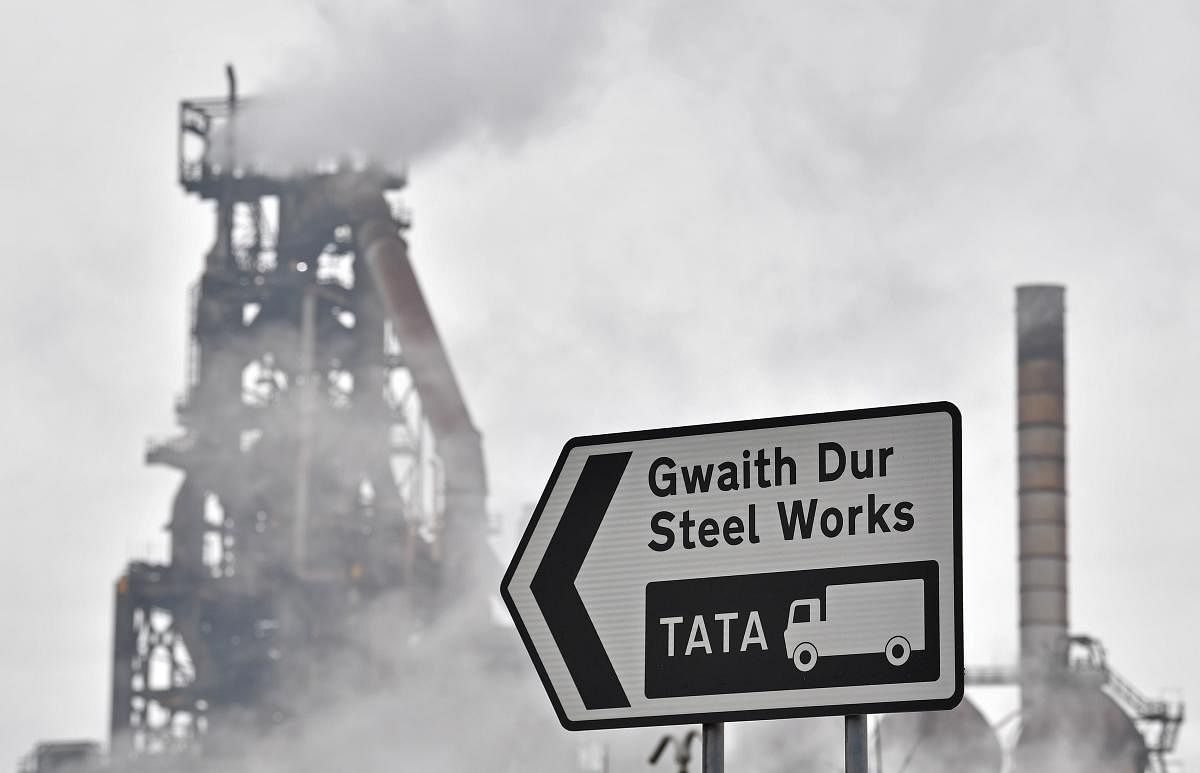 “As part of the comprehensive set of proposals, Tata Steel Europe intends to lower employment costs,” the company statement said. (Photo by AFP)
