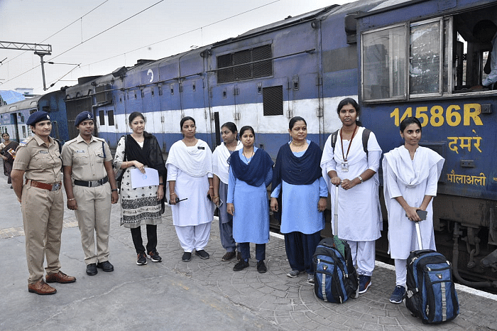 All women crew operates train between Secunderabad- Vikarabad (South Central Railway/@SCRailwayIndia)
