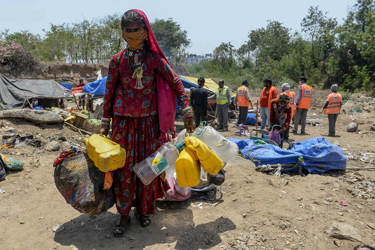 Our vast population of migrant labour and numerous small businesses are in urgent need of a massive fiscal relief from the government to keep afloat. AFP/Representative image