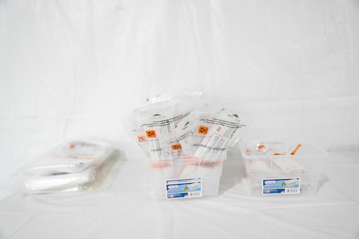 Coronavirus testing kits (Reuters Photo)