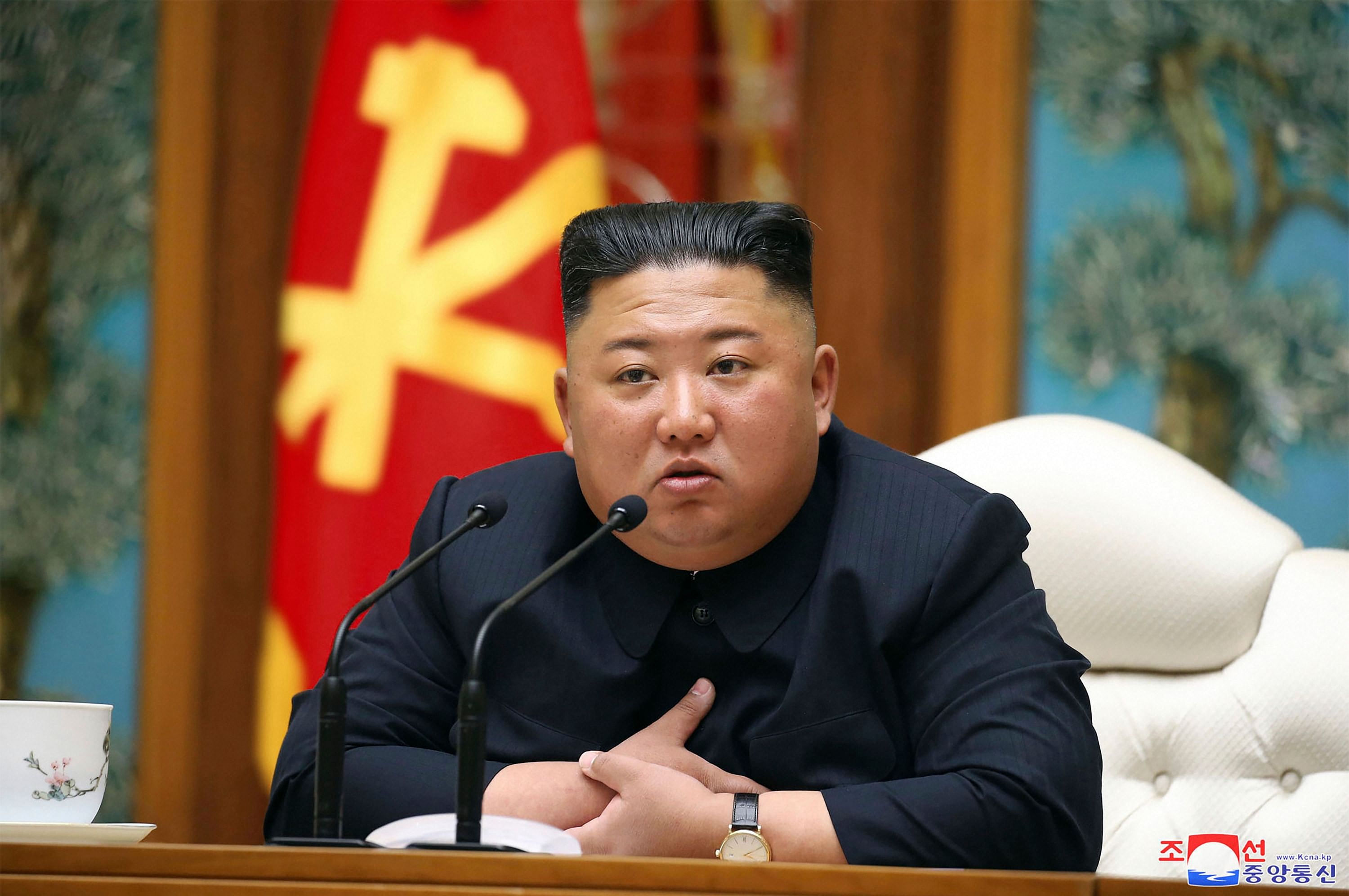 U.S. President Donald Trump said on Monday he has a good idea of how Kim Jong Un is doing and hopes he is fine, but would not elaborate. (Credit: AP Photo)