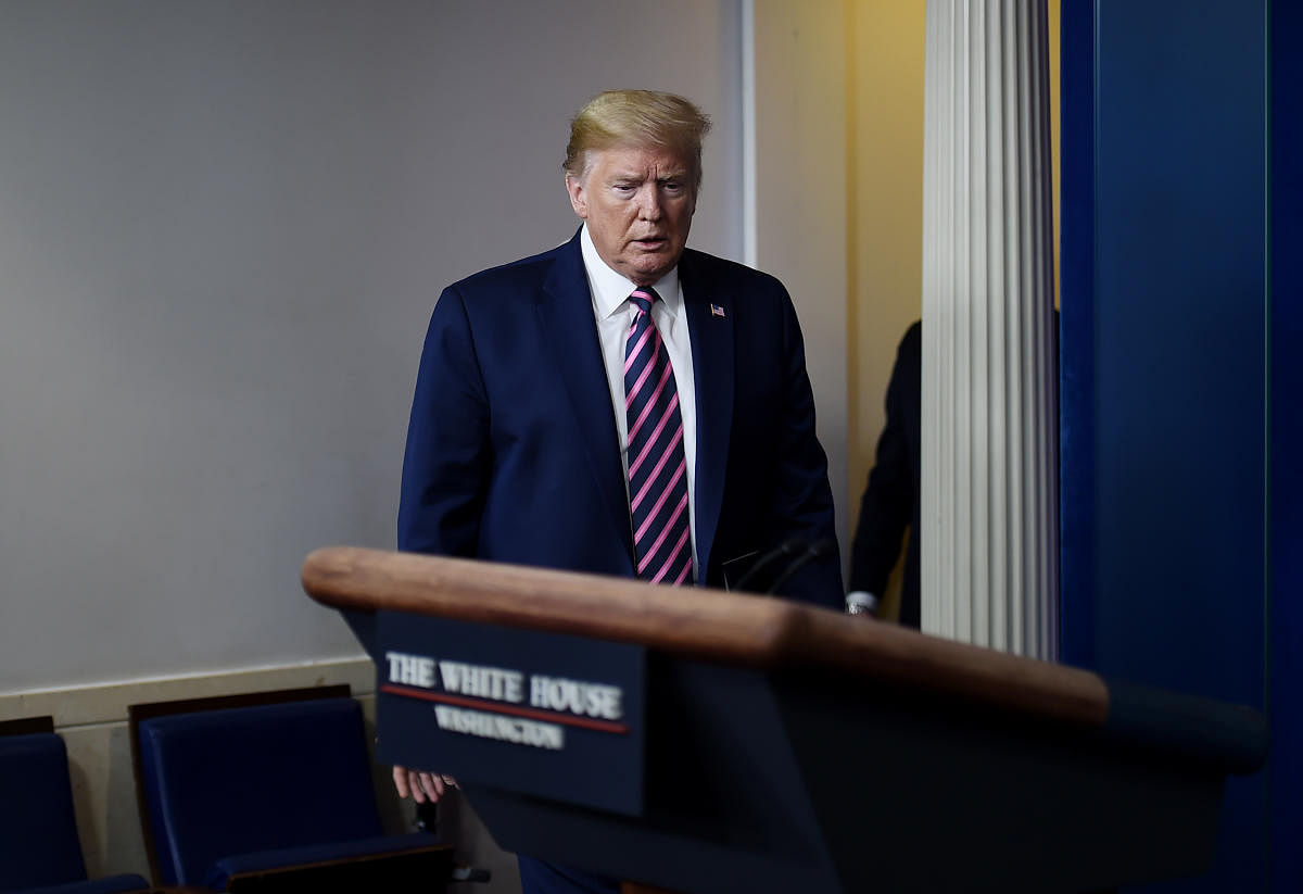 US President Donald Trump. (AFP Photo)