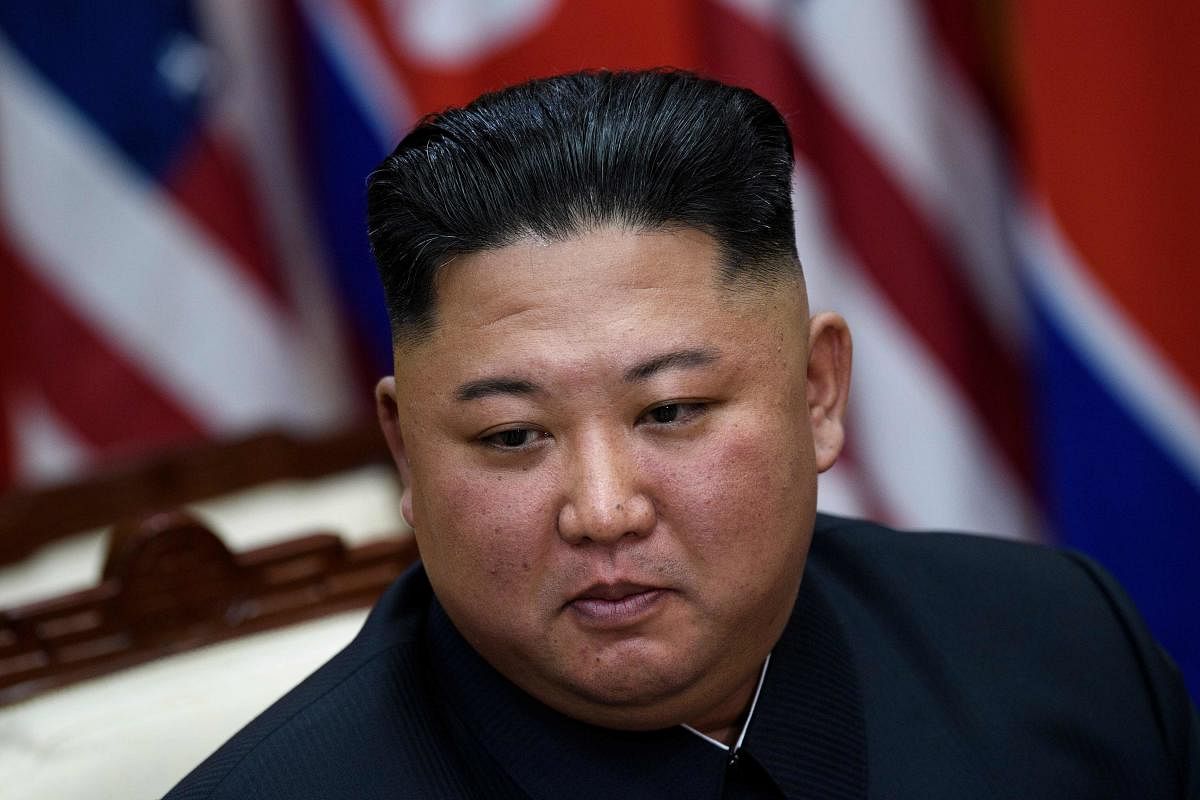 North Korea's leader Kim Jong Un. (AFP Photo)