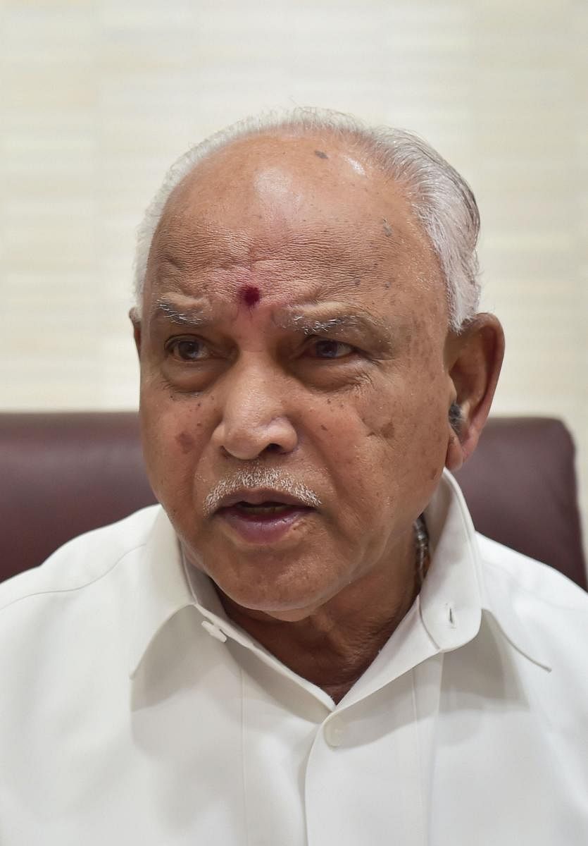 Chief Minister B S Yediyurappa