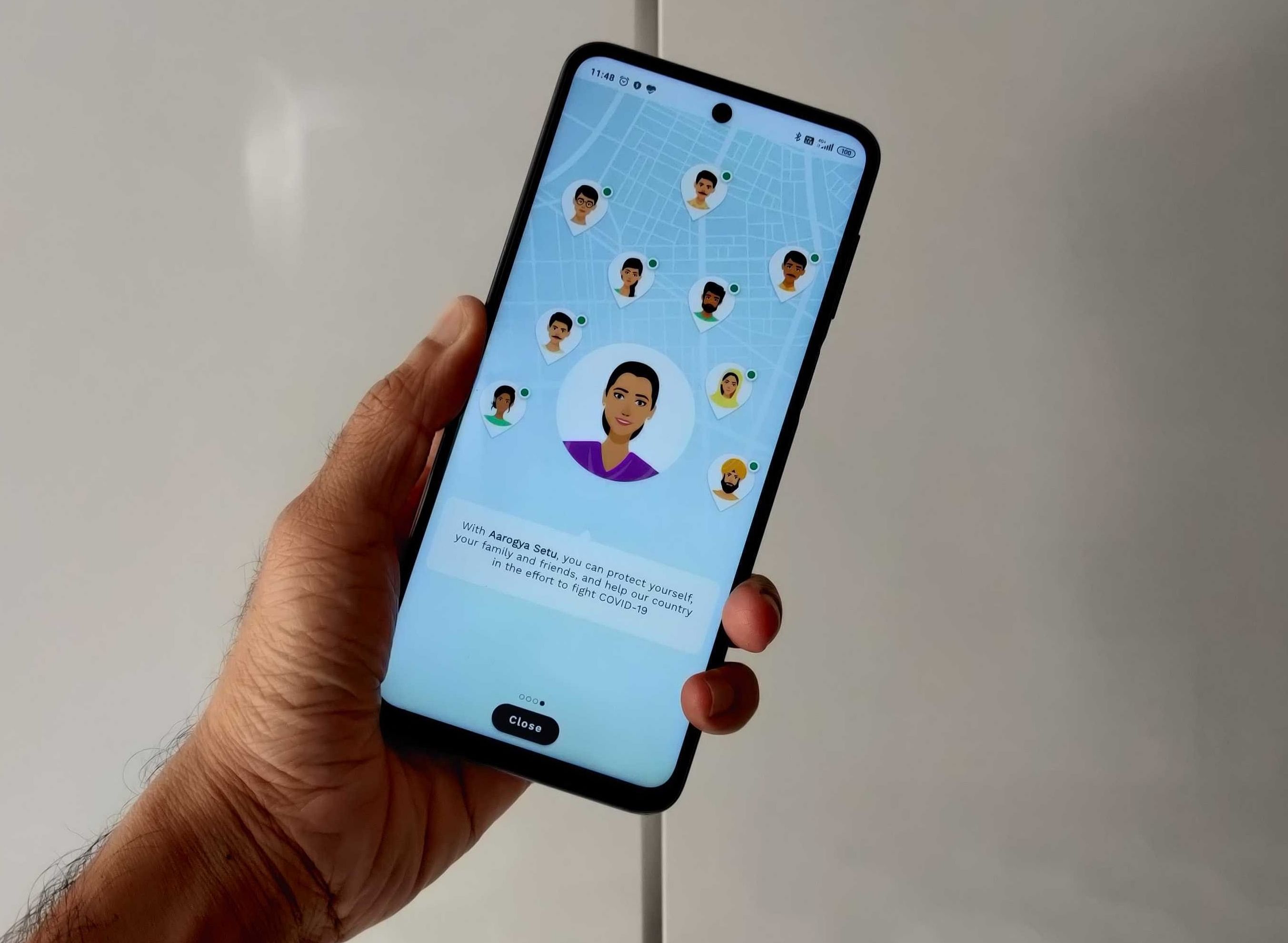 Aarogya Setu App. (DH Photo)