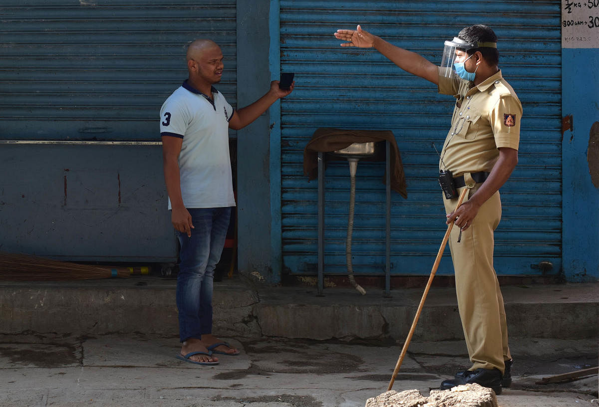 People stepping out unnecessarily without wearing masks will still be punished. DH file/Irshad Mahammad