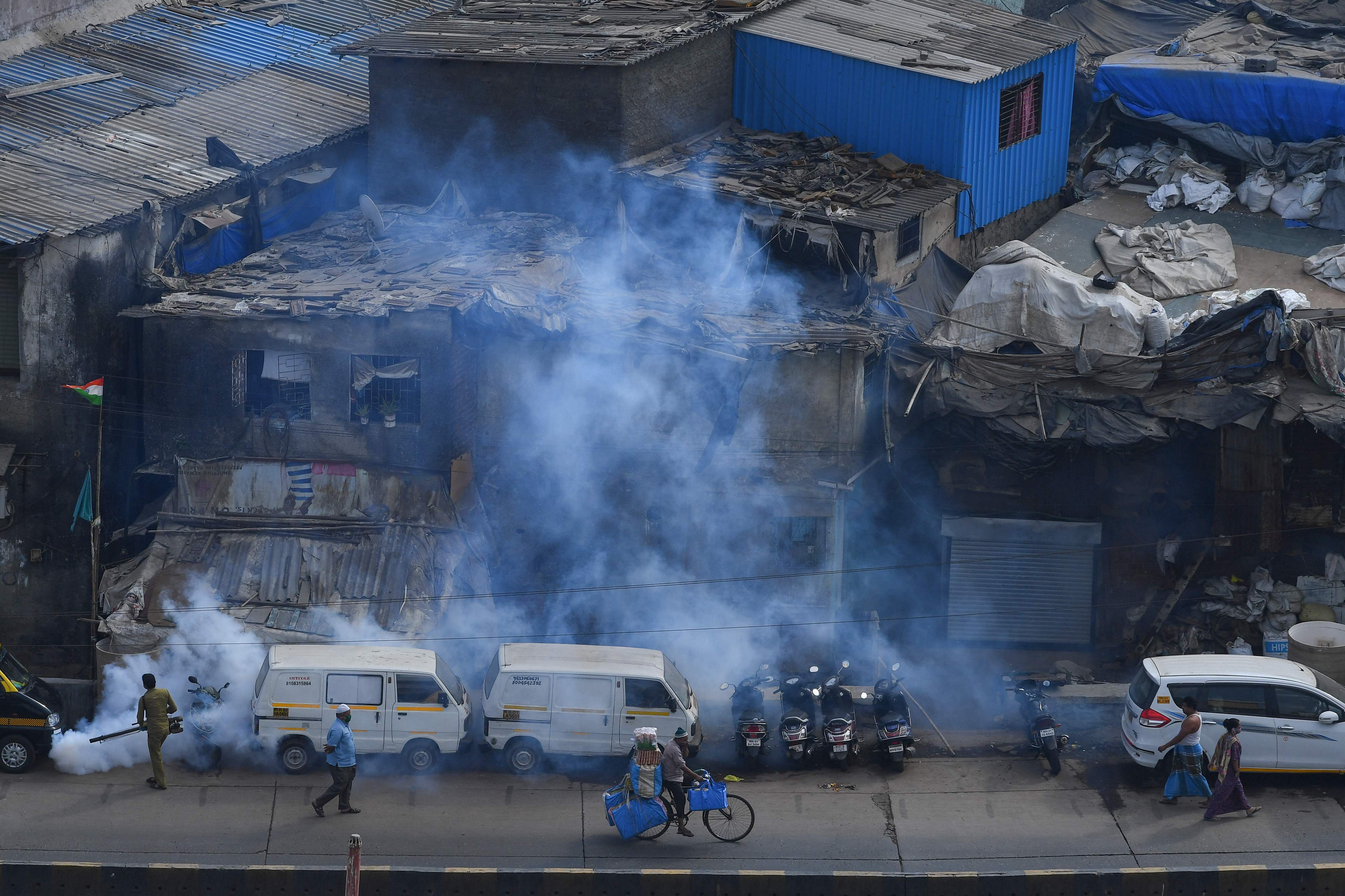 Dharavi in Mumbai, Maharashtra (AFP photo)