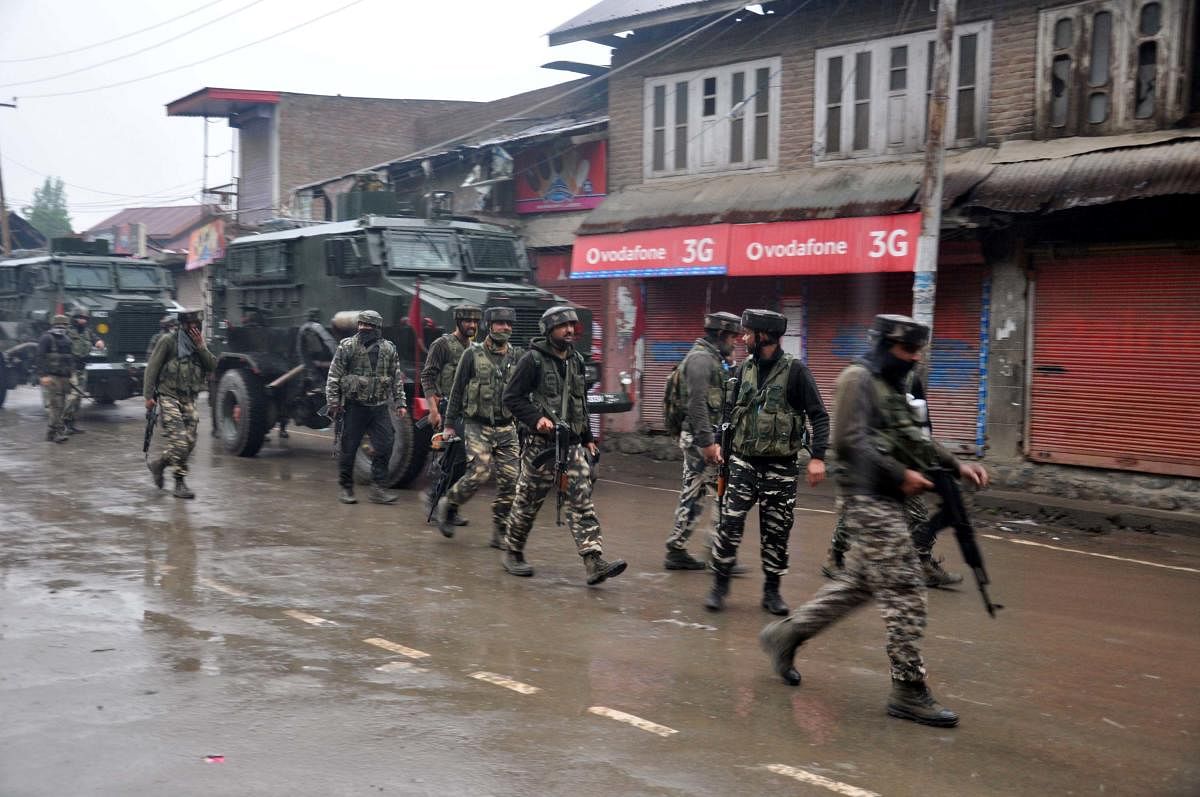 Indian Army in Jammu and KAshmir (DH File Photo)