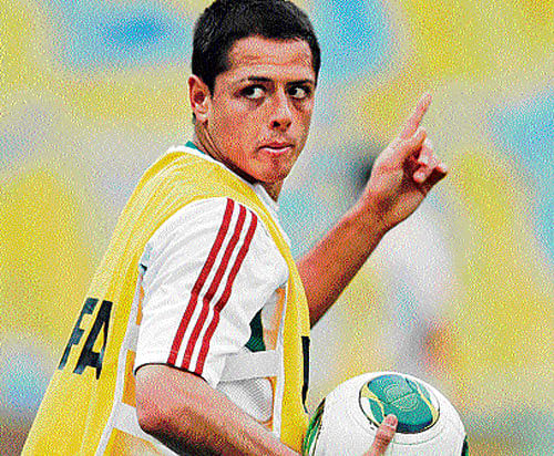 talisman: Javier Hernandez's form will be vital for Mexico in Brazil.