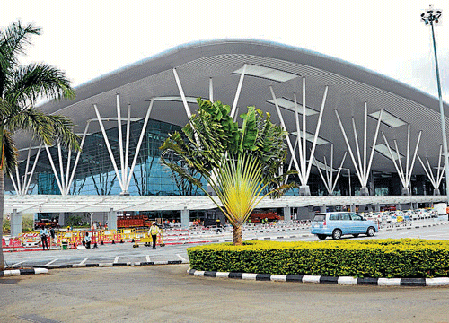 The Bangalore International Airport Limited has taken measures following Ebola outbreak inWest Africa. DH FILE PHOTO