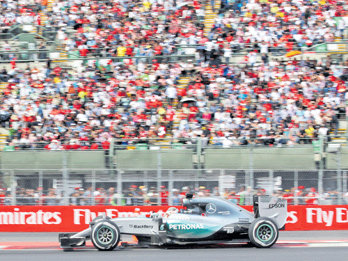 catching the attention: Despite dwindling fan base in traditional markets like Europe, F1 is still popular in many countries as seen in Mexico last week. reuters