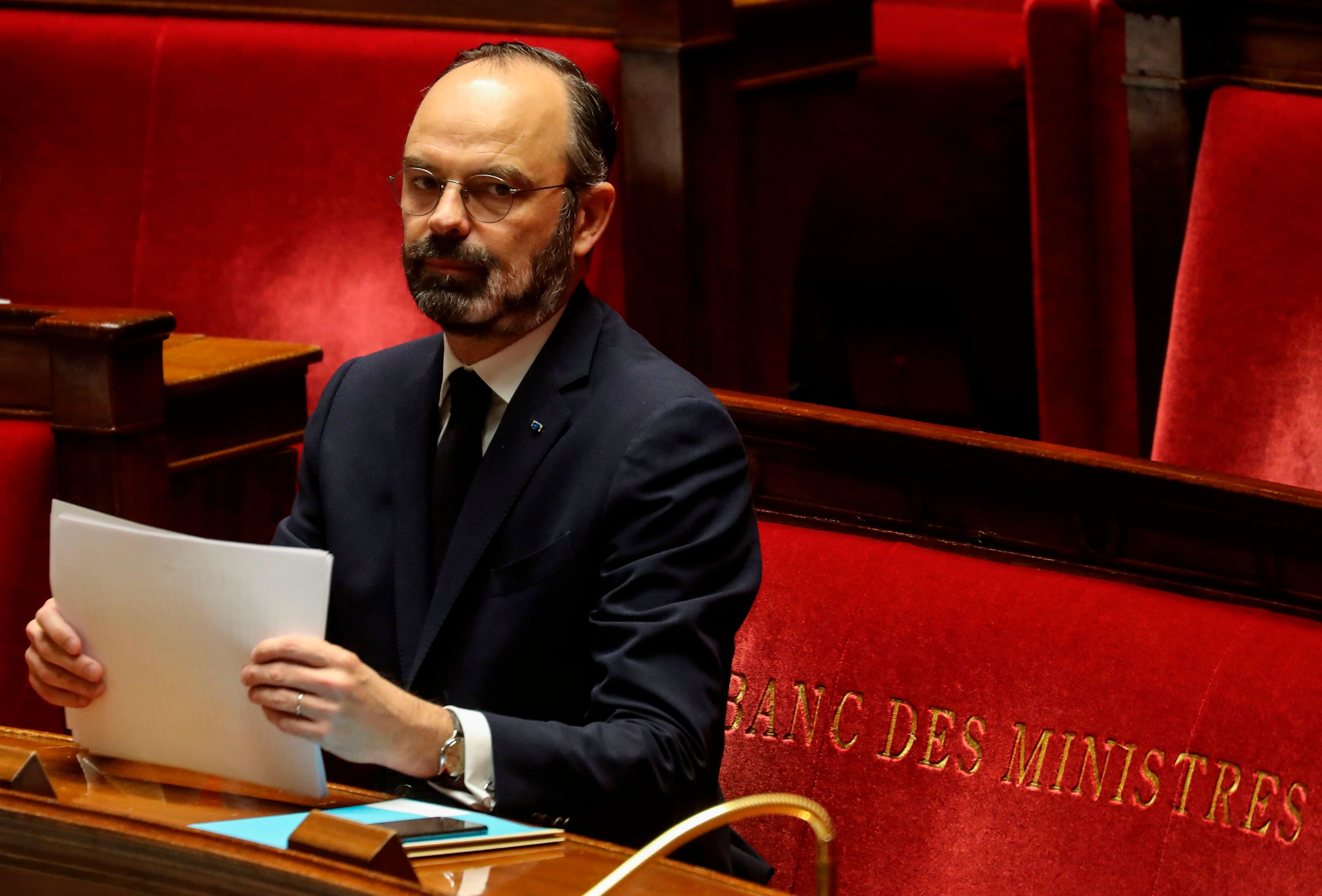 French Prime Minister Edouard Philippe. (AFP Photo)