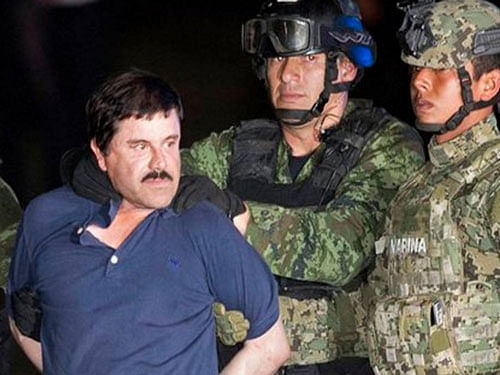 drug lord Joaquin "El Chapo" Guzman , twitter