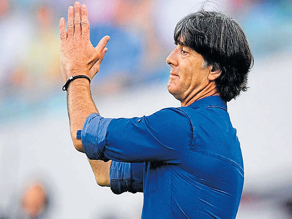 Germany coach Joachim Loew became the first head coach to achieve 100 international wins after his side prevailed over Cameroon on Sunday. AFP