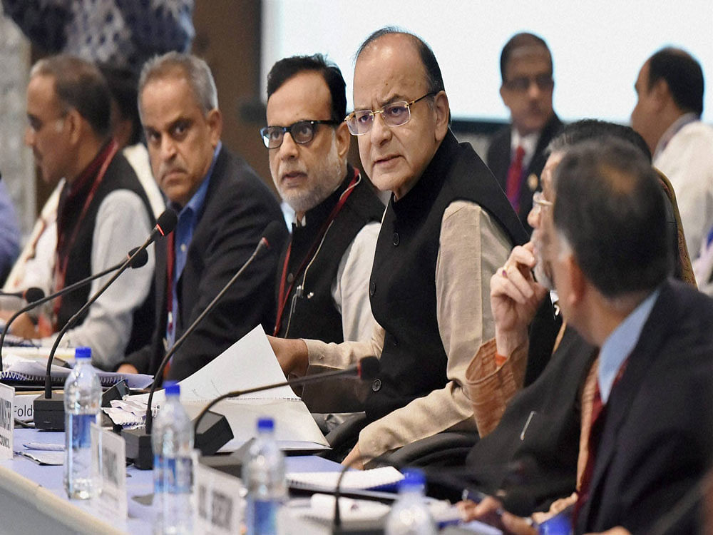 The GST Council, chaired by Arun Jaitley , announced the dates for filing the final GST return forms for July and August. PTI file photo.