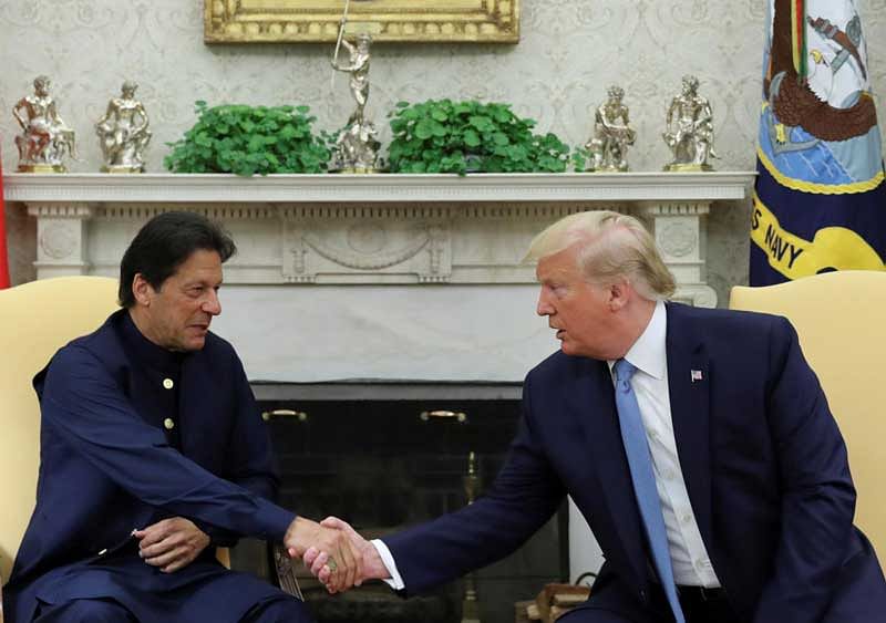 Close on the heels of Prime Minister Narendra Modi registering an impressive win in the 2019 elections, Imran Khan, Prime Minister of an economically bankrupt Pakistan, ran to the White House. There, he dusted out the Afghanistan policy that his predecessors used whenever their coffers went dry. (Reuters File Photo)