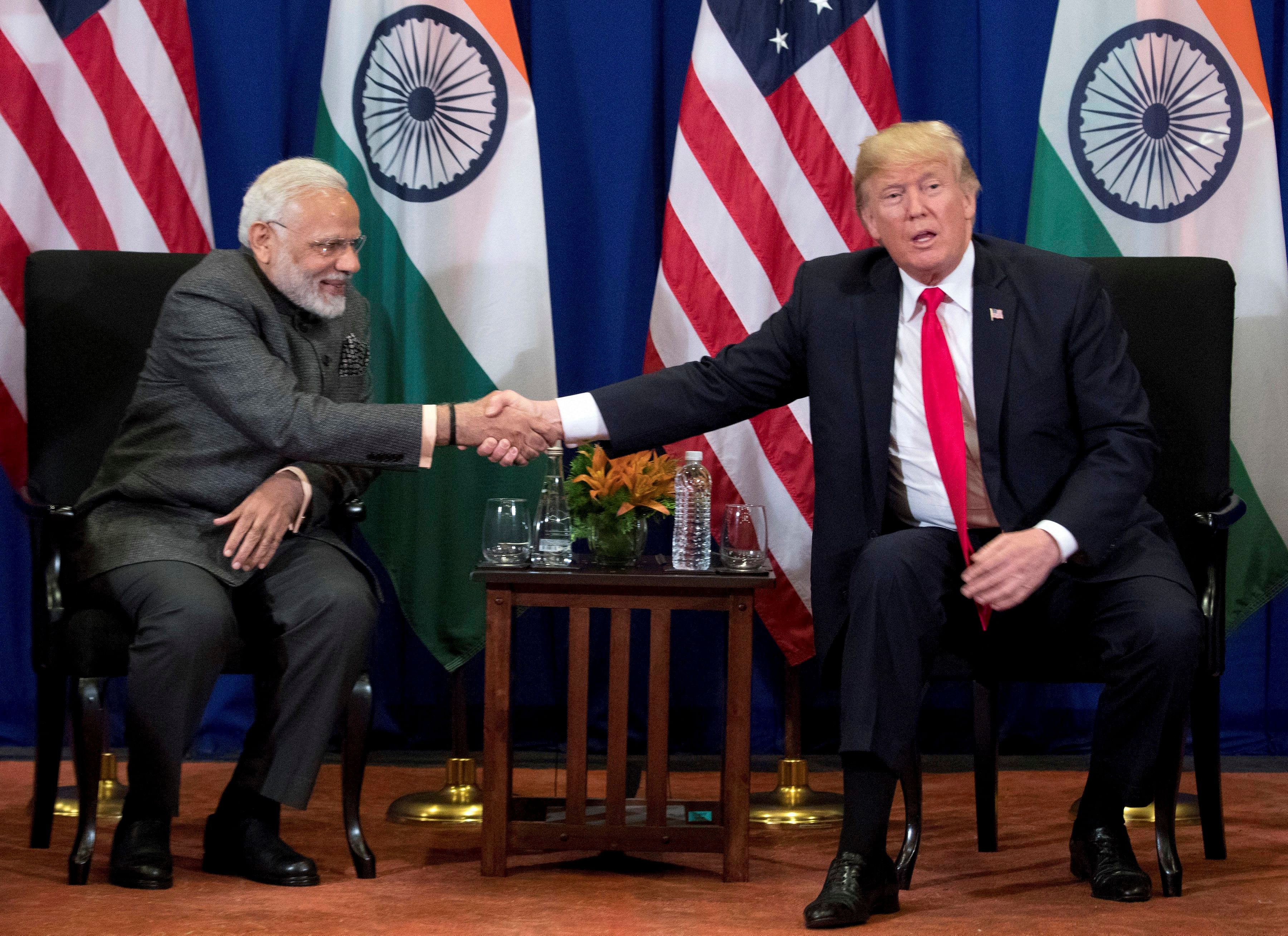 Modi held a 30-minute conversation with the US President (AP File Photo)