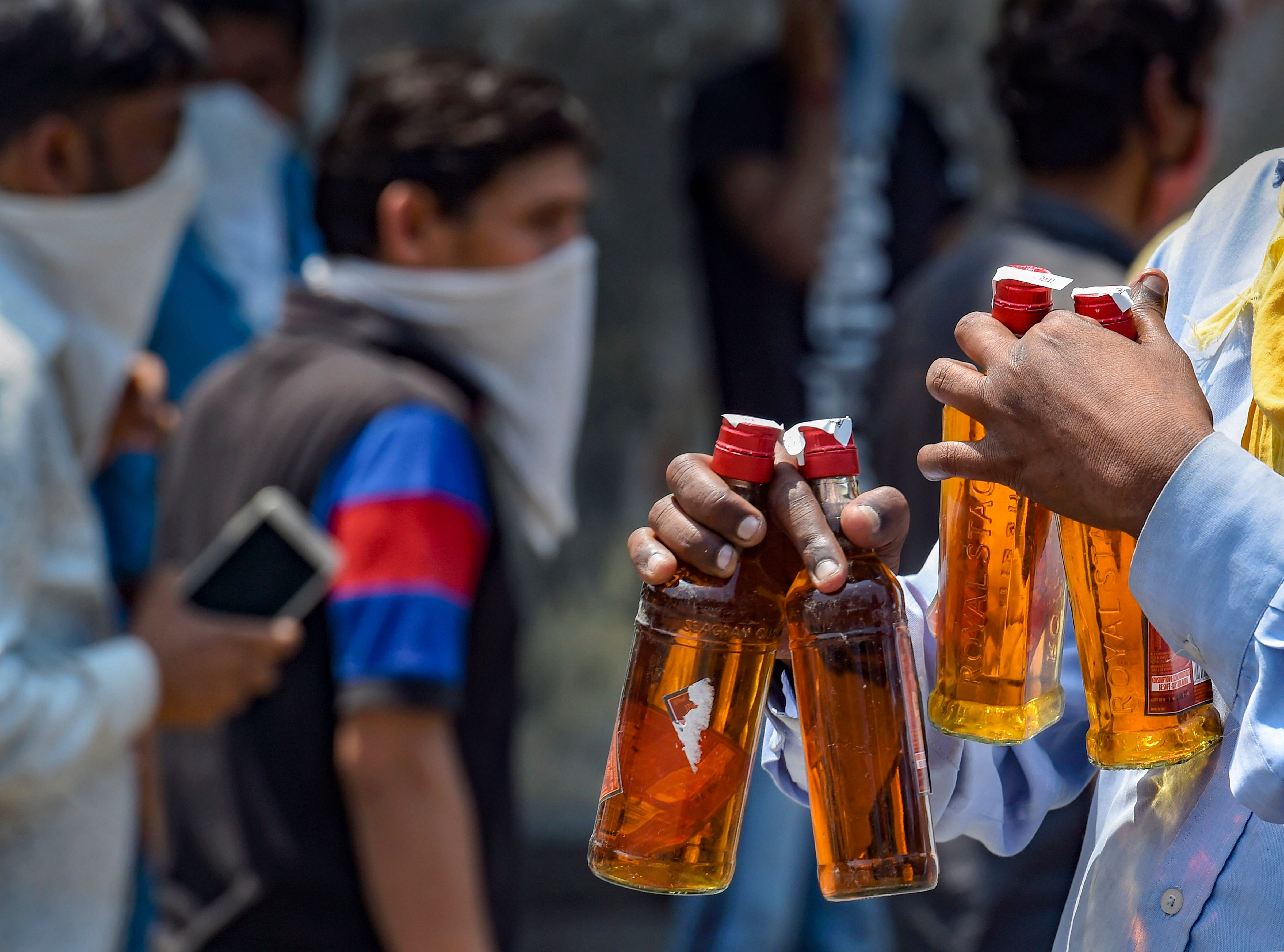 The Delhi government had imposed a 70 per cent special coronavirus fees on sale of liquor on the maximum retail price from May 5. (Credit: PTI Photo)