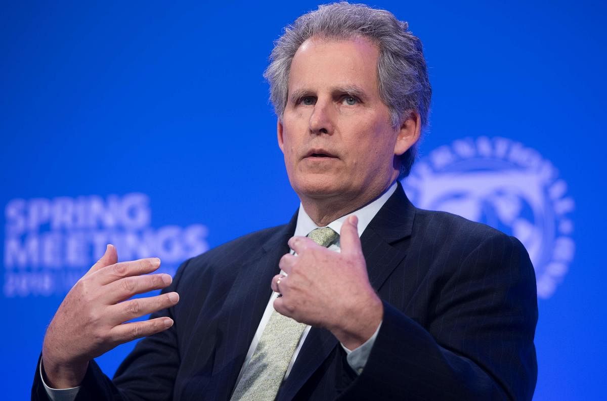 David Lipton, deputy first managing director at the International Monetary Fund (IMF) (AFP Photo)