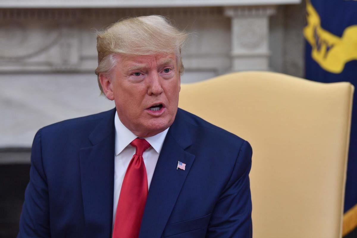 Trump set off a political storm in India by claiming during a meeting on Monday with Pakistani Prime Minister Imran Khan in Washington that Modi had asked him two weeks ago to mediate in the Kashmir dispute. (AFP File Photo)