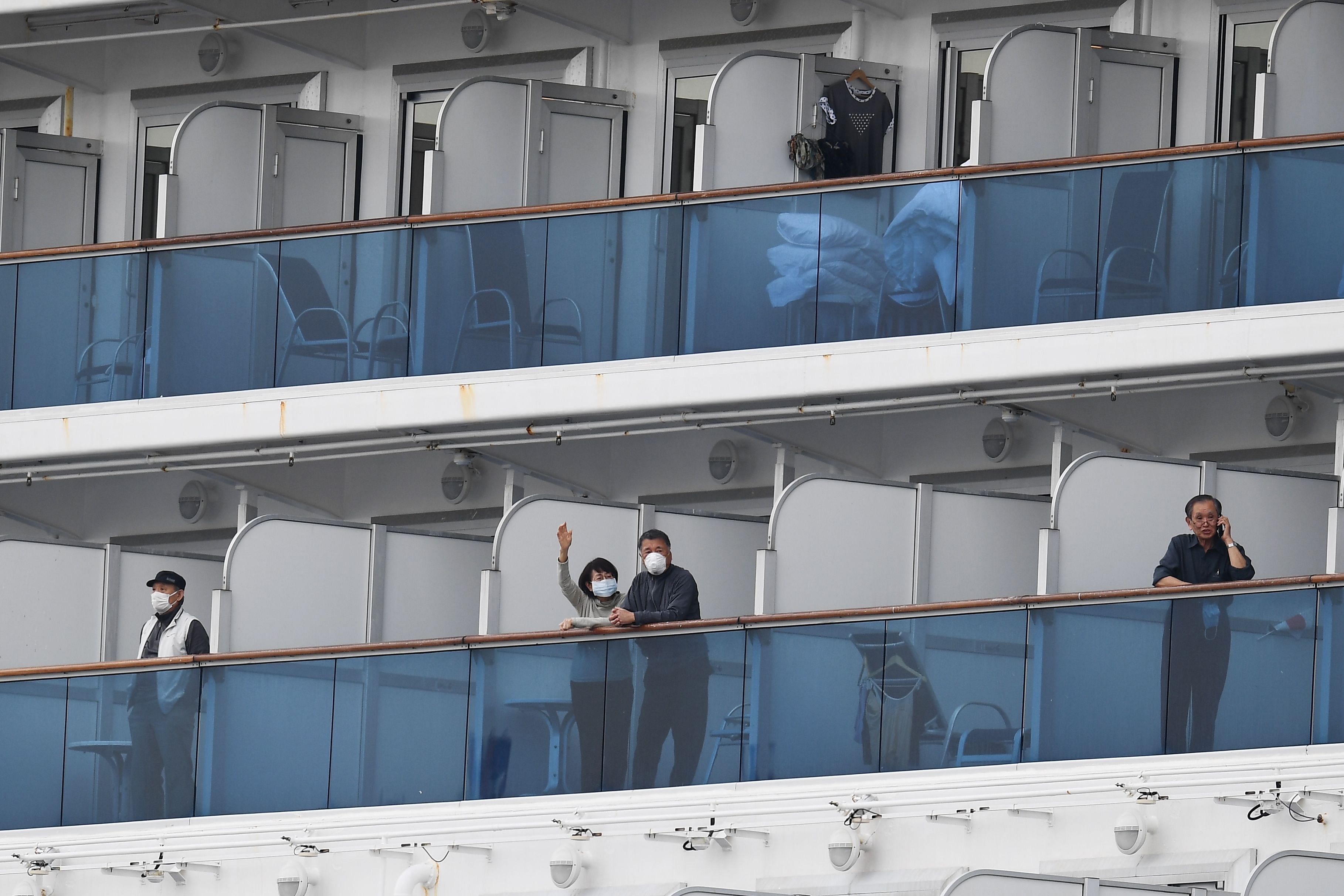 The ship, managed by Princess Cruise Lines and owned by Miami-based Carnival Corp, typically has a crew of 1,100 and a passenger capacity of 2,670. (Credit: AFP Photo)