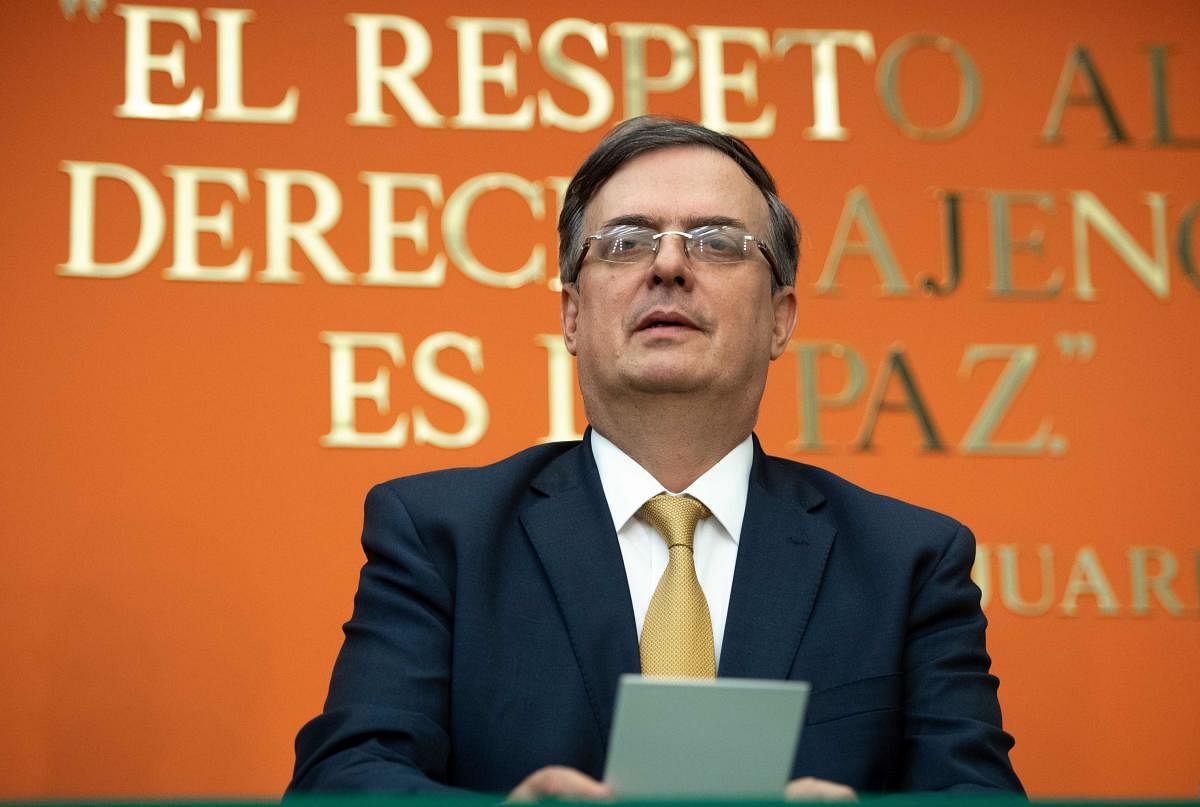 Mexican Foreign Minister Marcelo Ebrard (Photo AFP)