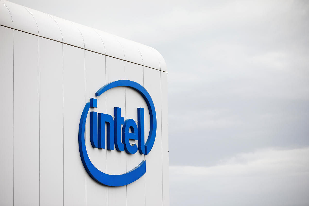 U.S. chipmaker Intel Corp's logo is seen on their "smart building" in Petah Tikva, near Tel Aviv (Credit: Reuters)