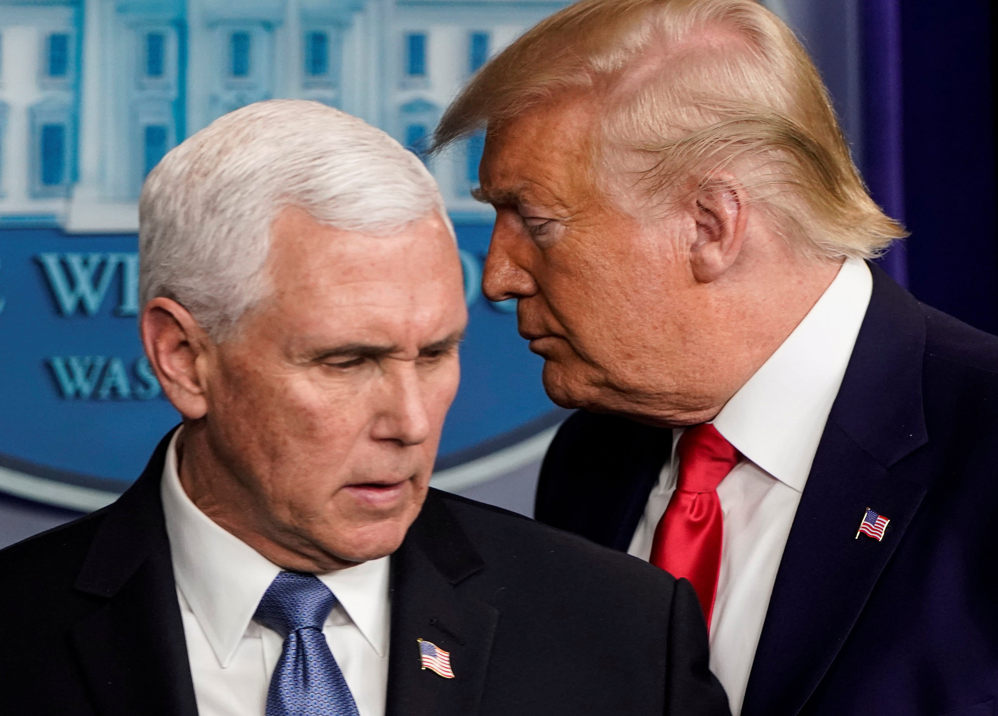 President Donald Trump put Pence in charge of the US response last week, amid rising complaints that the administration had been slow to prepare for the virus's spread. (Credit: Reuters Photo)
