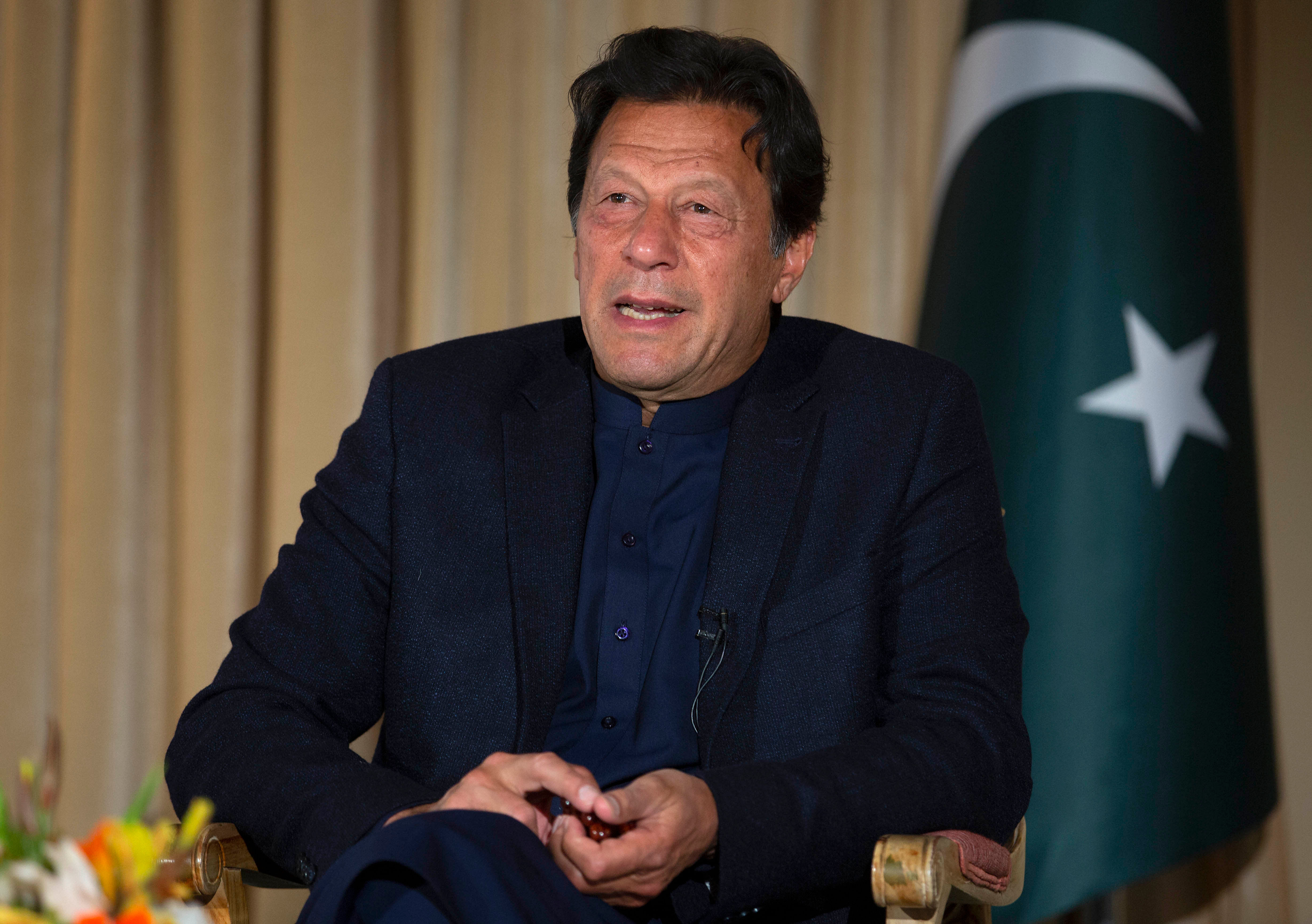 Pakistan PM Imran Khan. (Credit: AP file photo)
