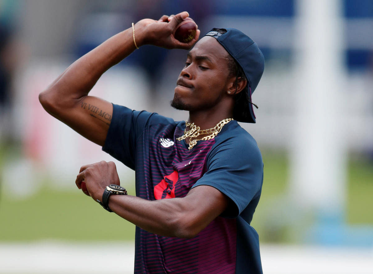 England's Jofra Archer in the nets during a practice session ahead of the second Ashes Test. (Reuters file photo)