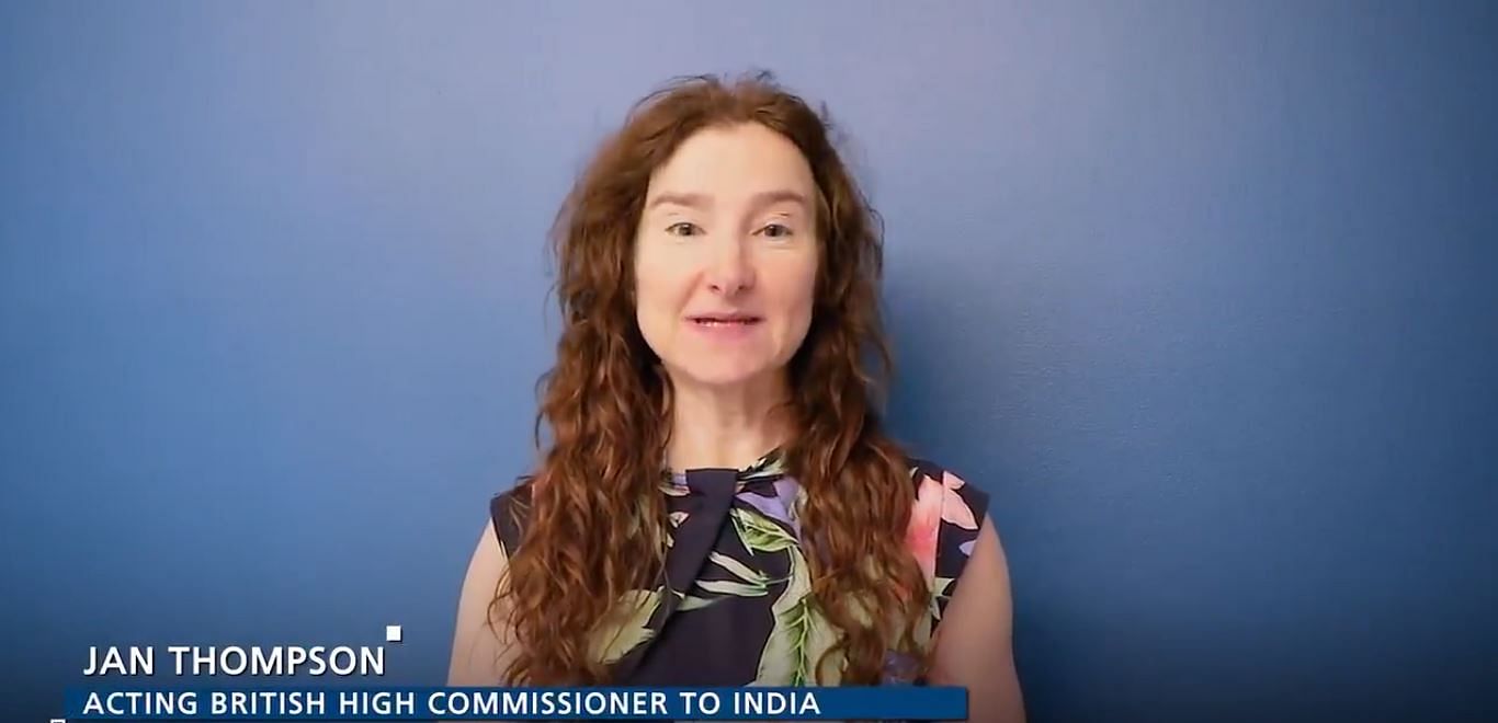UK's Acting High Commissioner to India Jan Thompson, in a video posted on Twitter, also said the situation remains "fluid" and it is recommended that all British nationals should continue to monitor any advice on state-level restrictions and follow the instructions of local authorities in India. Credit: Twitter (@JanThompsonFCO)