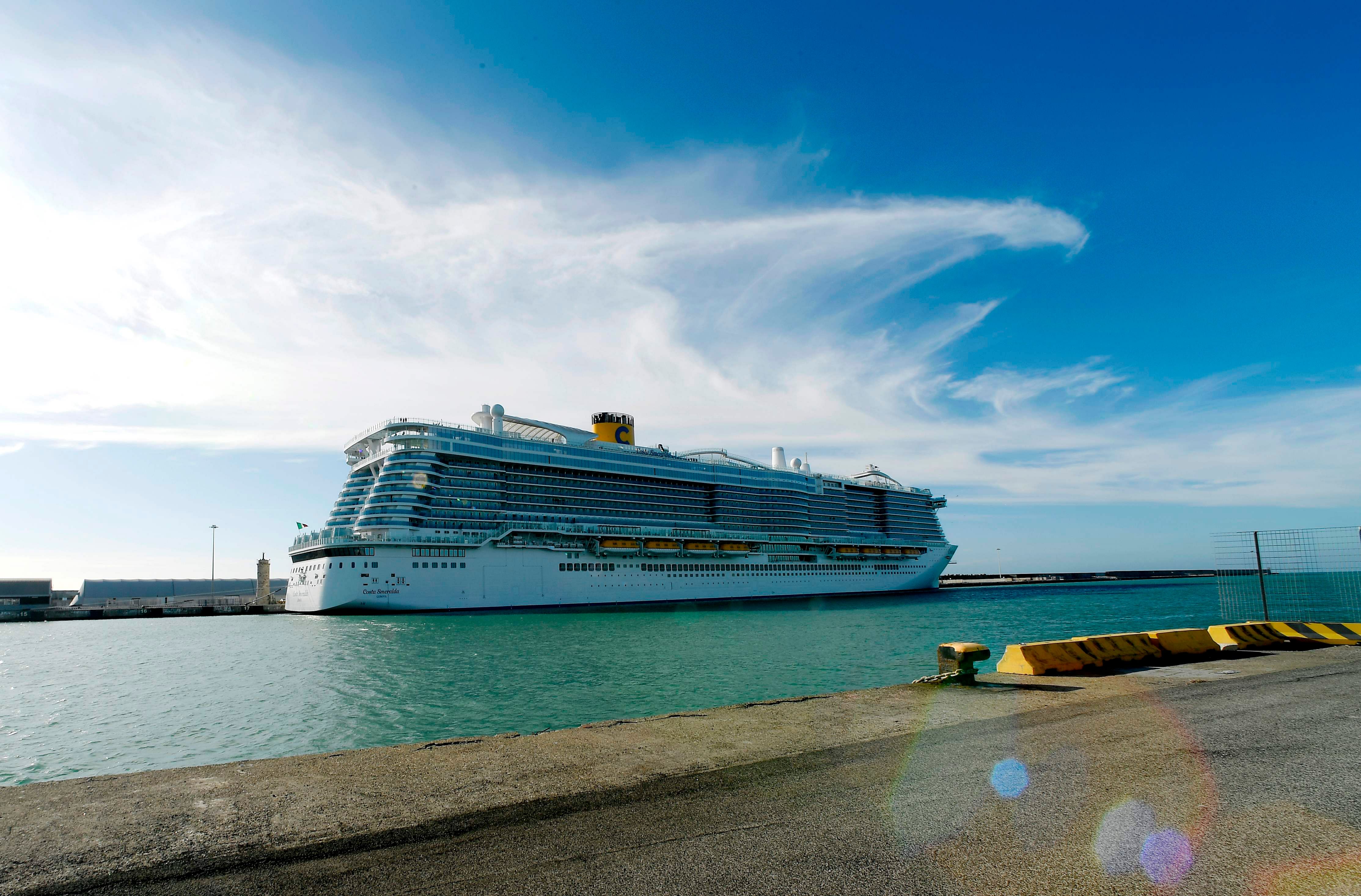 Around 25 vessels were expected to call on the port here during the cruise season. (Credit: AFP Photo)