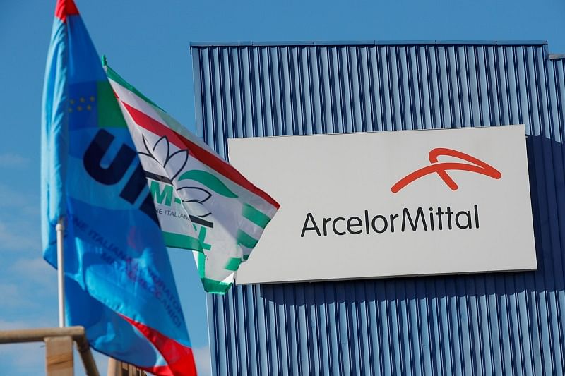The Ilva steel plant, which ArcelorMittal is threatening to abandon over a legal row with the government, is seen in Taranto, Italy. (Reuters Photo)