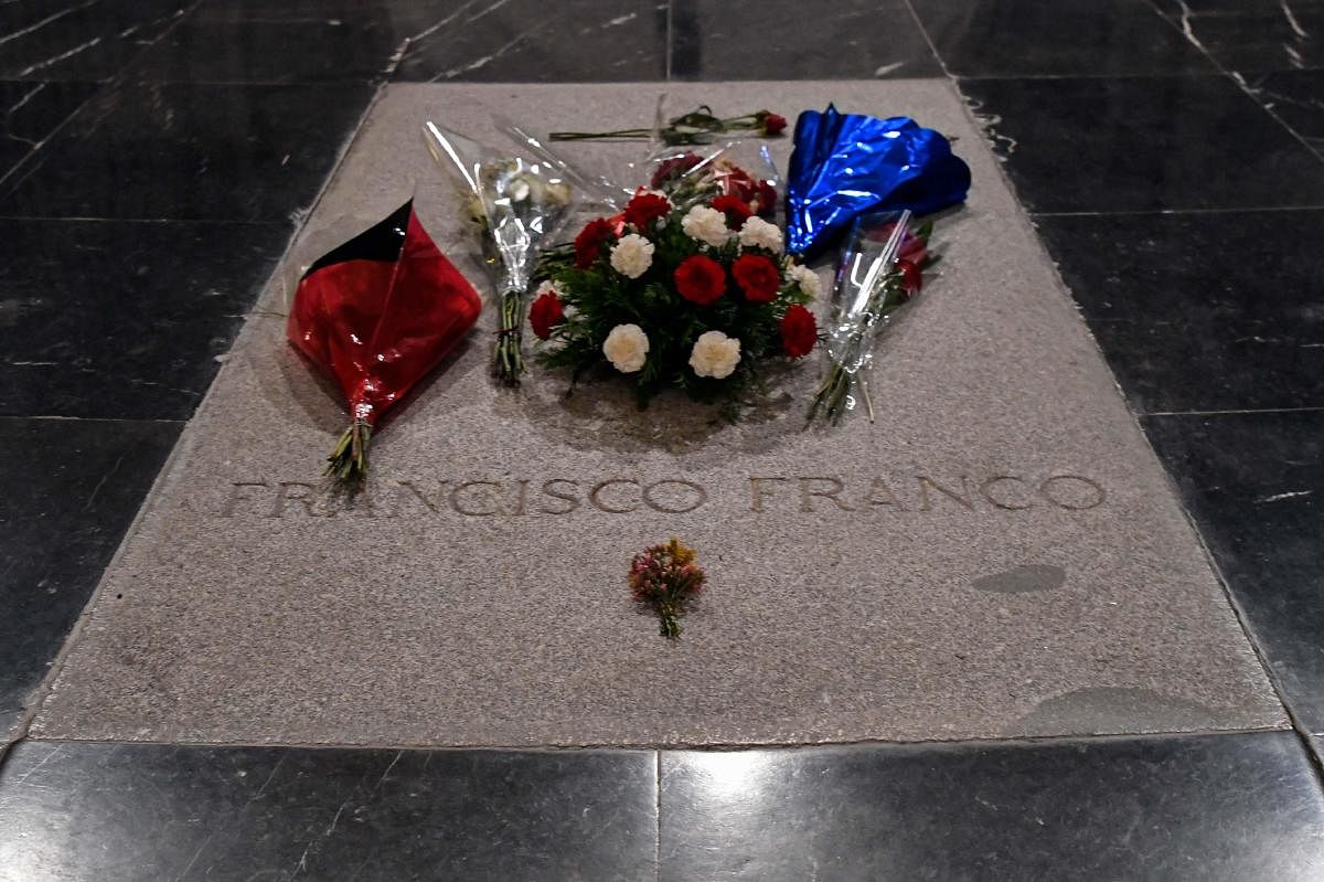 Spanish Supreme Court will decide on September 24, 2019 on the exhumation of the remains of Spain's General Francisco Franco. (Photo by OSCAR DEL POZO / AFP)