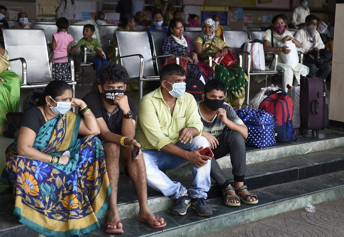 People wearing protective masks in the wake of coronavirus pandemic (PTI Photo)