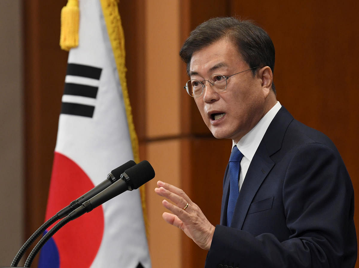 South Korean President Moon Jae-in. Credit: Reuters Photo