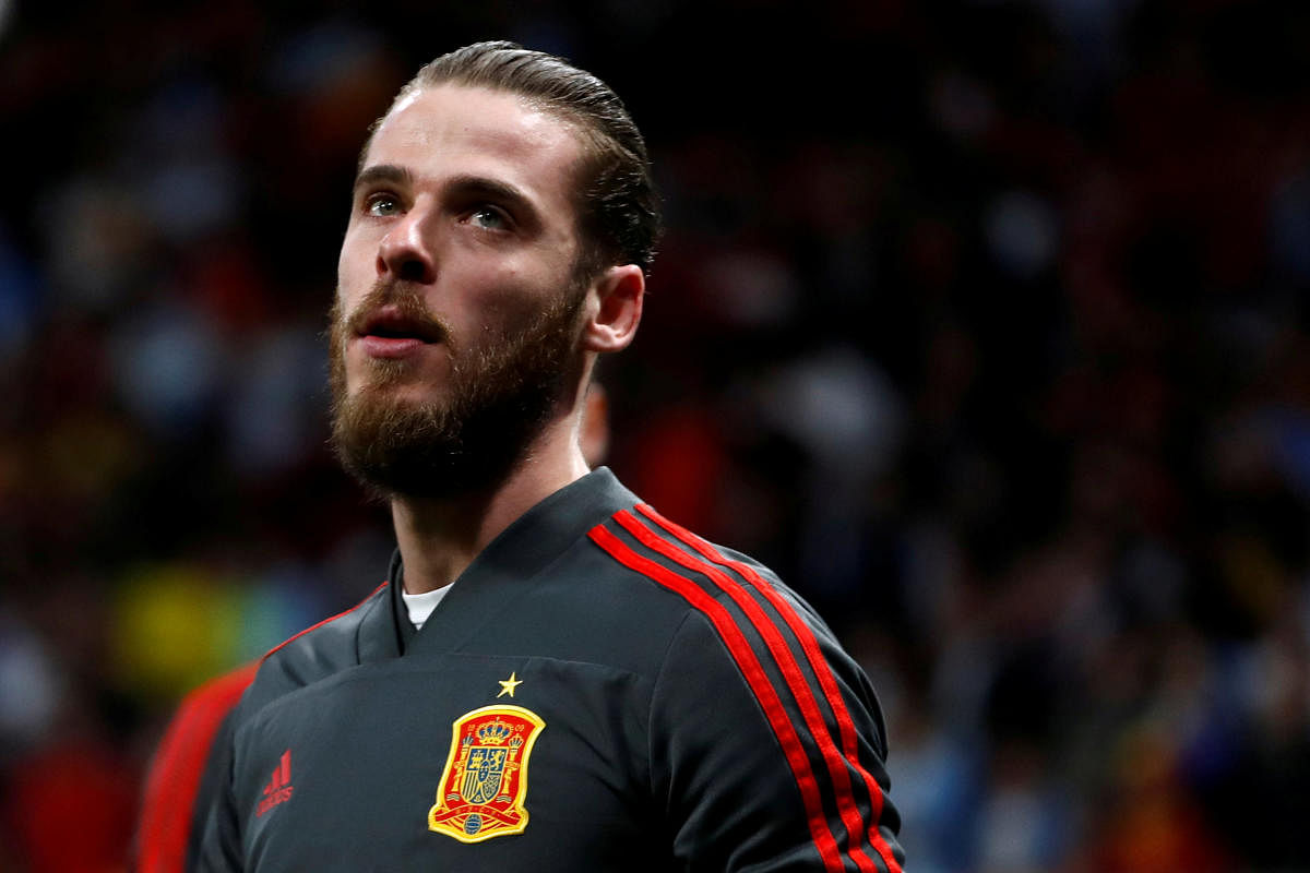 CAUGHT IN A STORM Under-fire following a poor performance against Portugal, goalkeeper David de Gea will be looking to hit back at his critics when Spain meets Iran on Wednesday. REUTERS