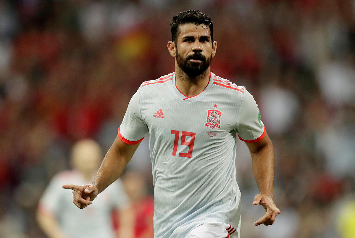 Diego Costa, who delivered a terrific performance for Spain in the opener, will be looking to replicate it when the La Rojas take on Iran today.  Reuters. 