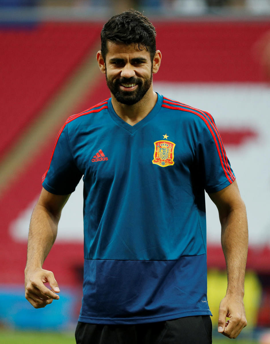 Diego Costa will spearhead Spain's attack against Morocco as they look to grab the top spot in their group. 