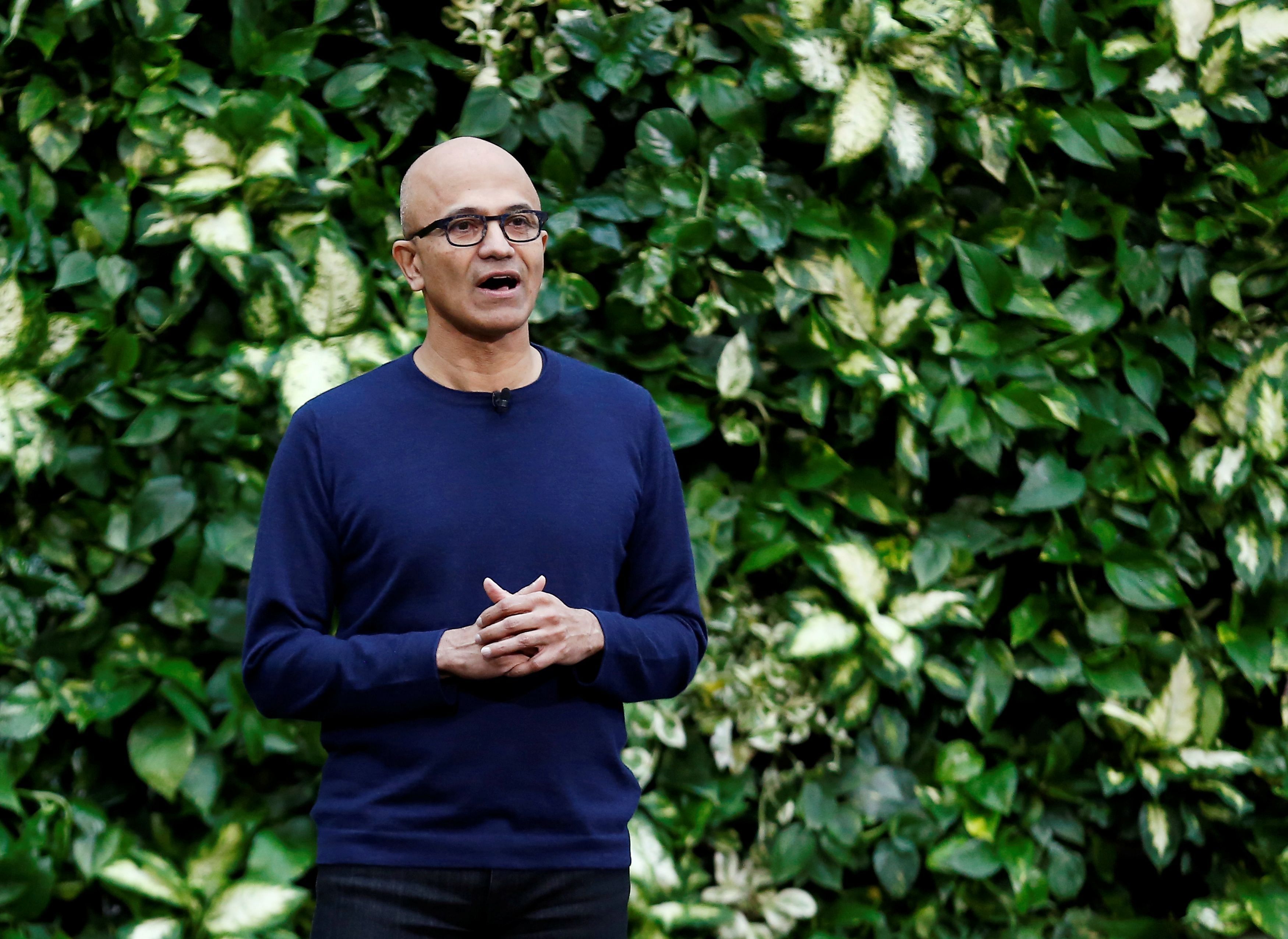 Microsoft CEO Satya Nadella.(Credit: Reuters Photo)