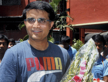 Former Indian cricket captain Sourav Ganguly. File photo- PTI