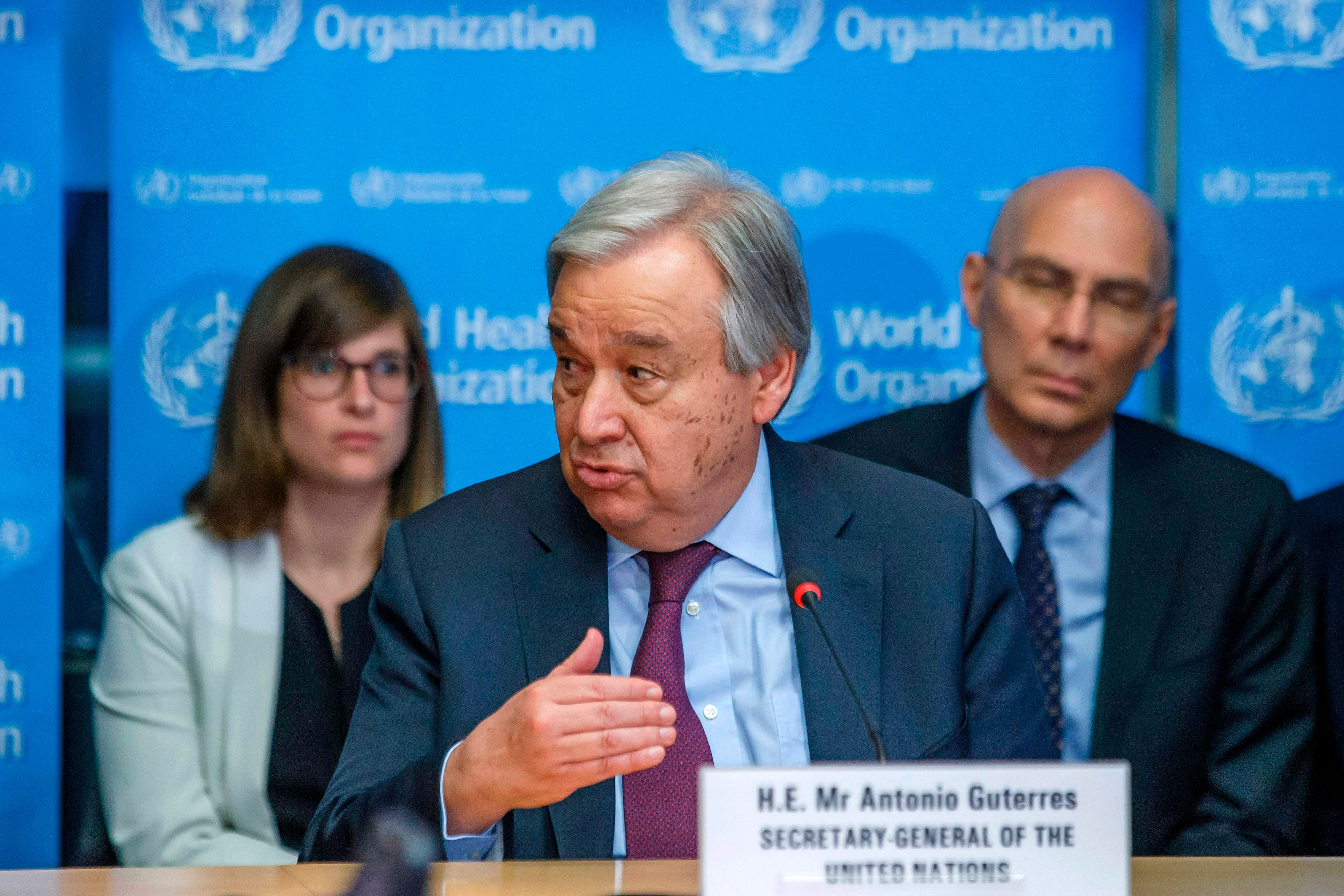 UN Secretary-General Antonio Guterres. (AFP Photo)