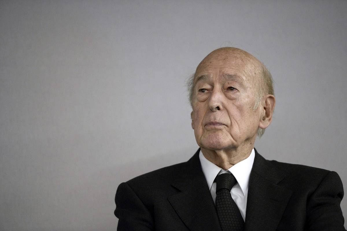 Former French President Valery Giscard d'Estaing. (AFP Photo)