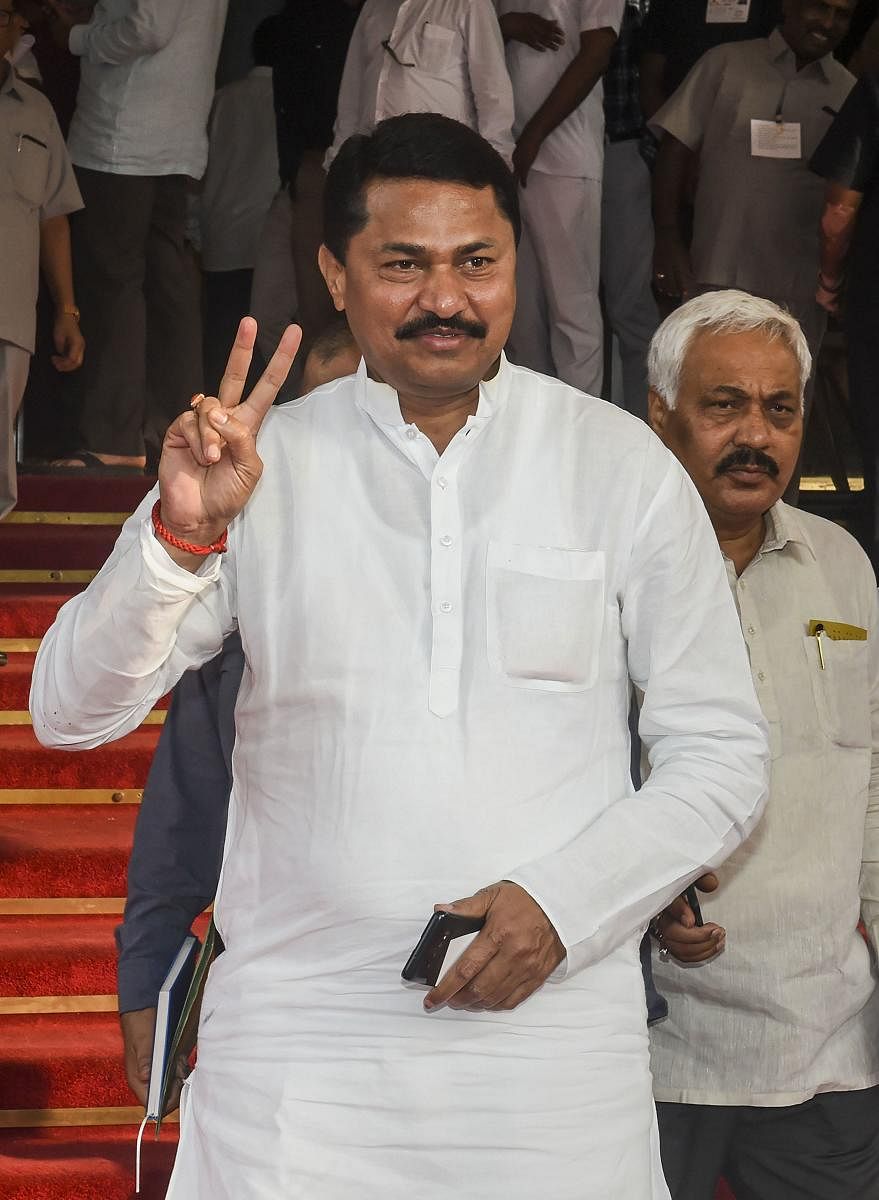 Speaker Nana Patole moved the resolution which was adopted by the house. (PTI Photo)